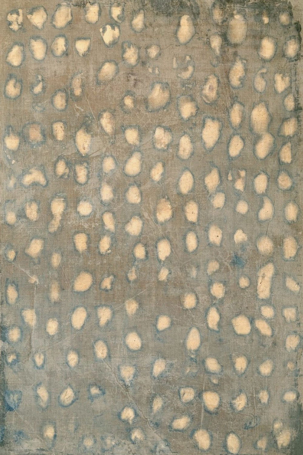 Spotted Pattern on Aged Canvas