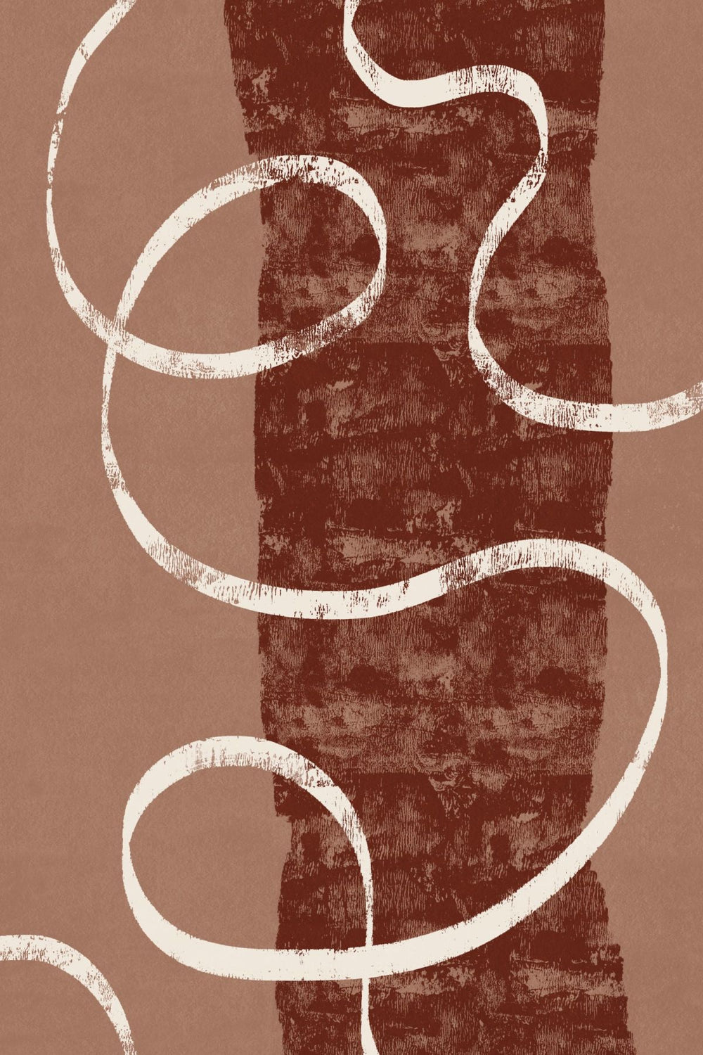 Flow Of Strands On Choco Brown