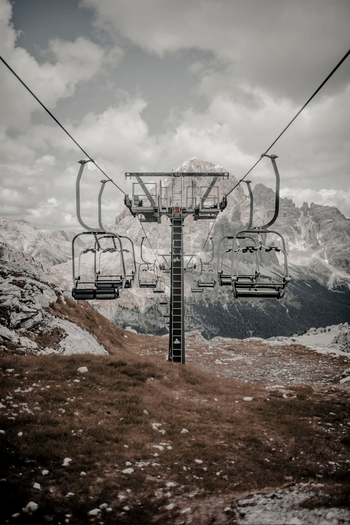 Empty Ski Lifts