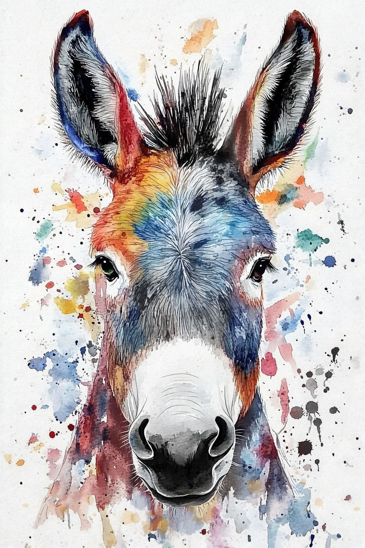 Donkey Color Splash
