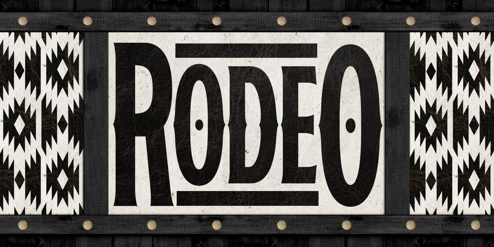 Tribal Rodeo Sign