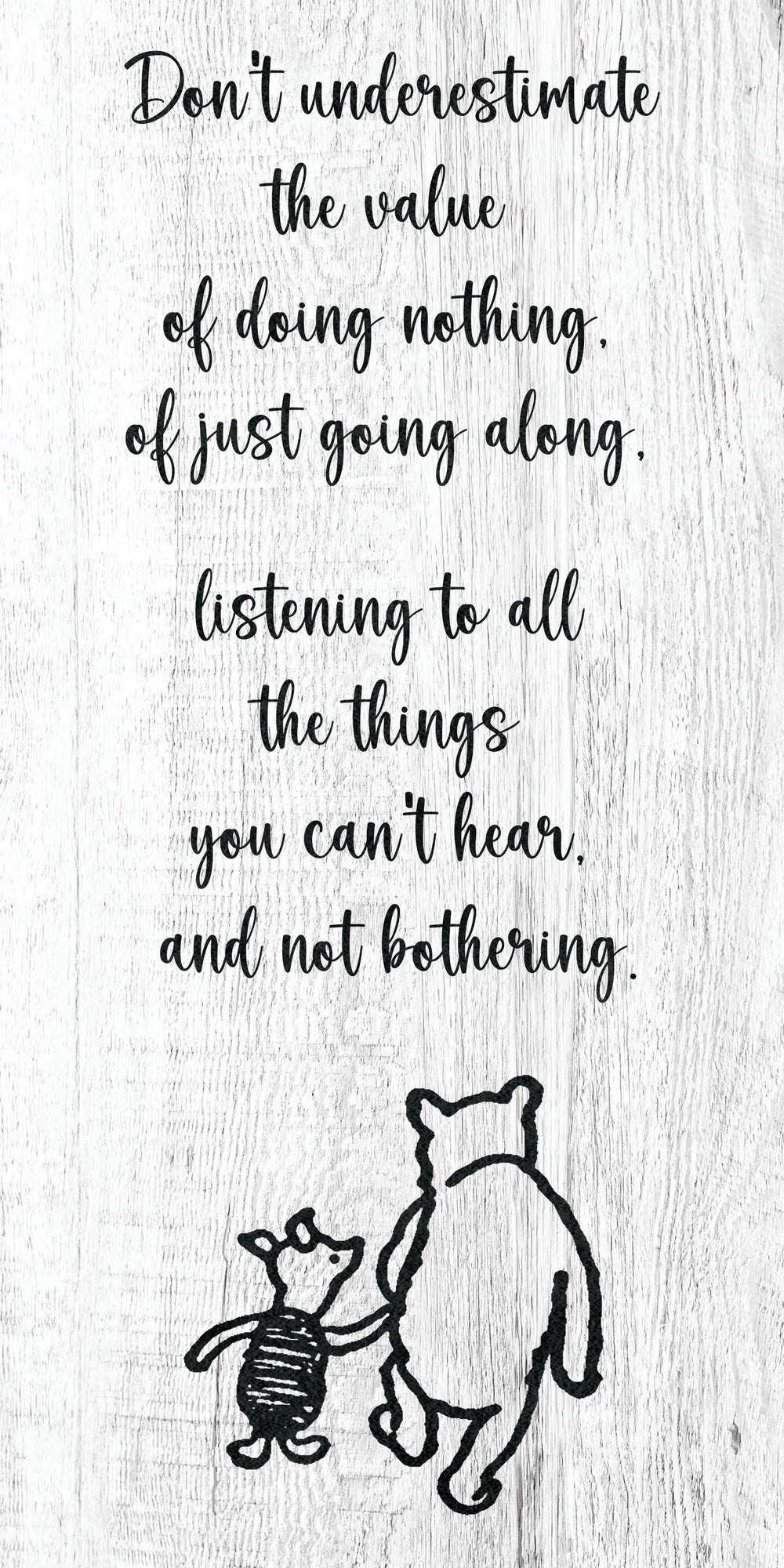 Winnie The Pooh Doing Nothing Quote