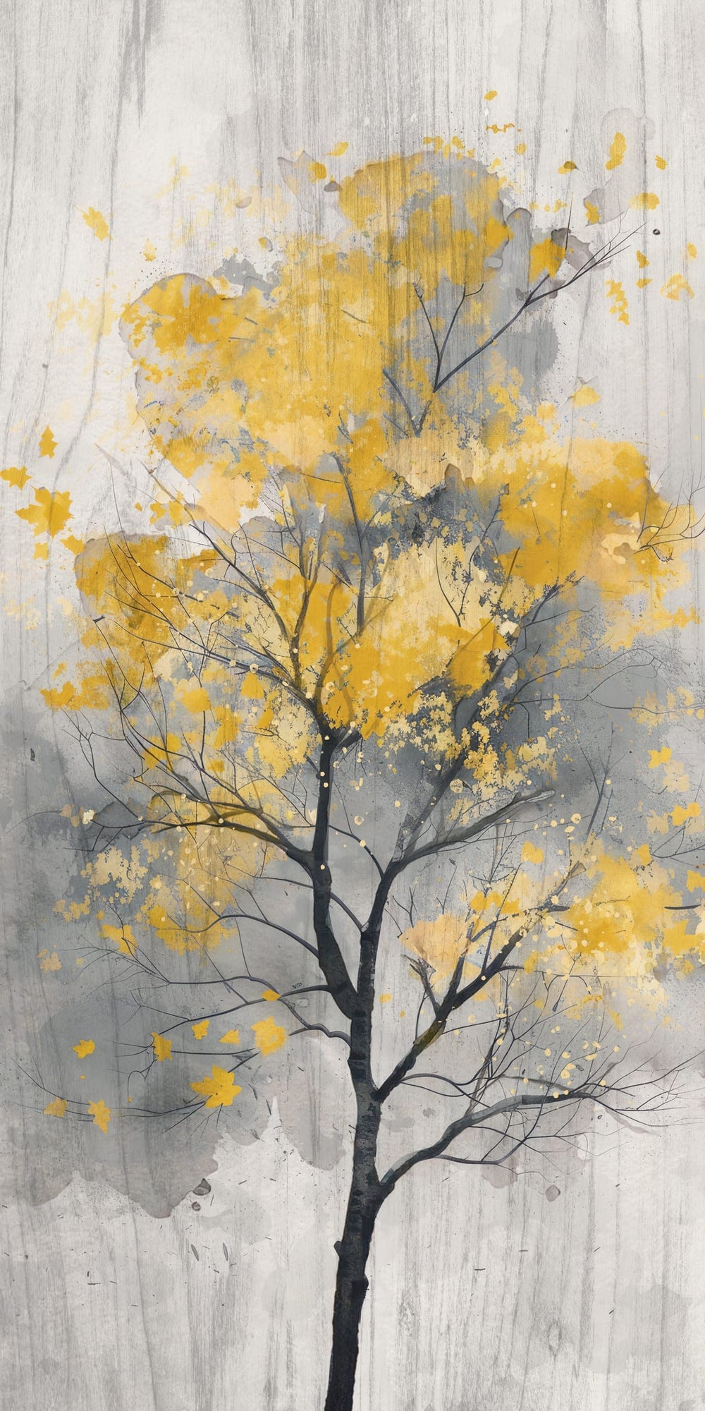 Bright Yellow Tree