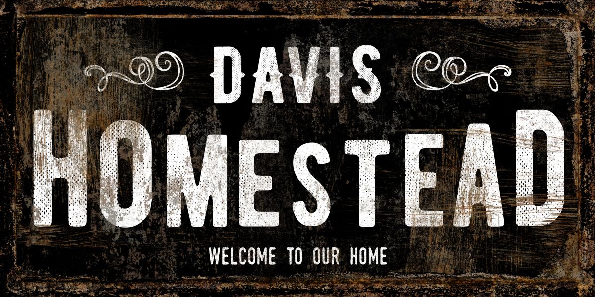 Davis Homestead Sign