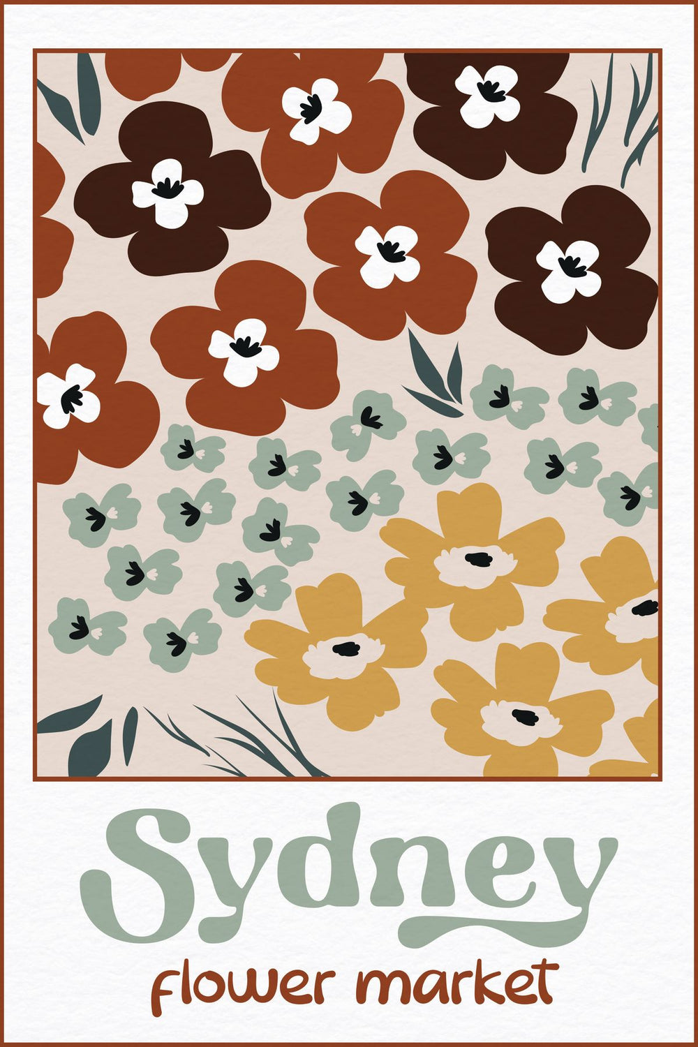 Sydney Flower Market Poster