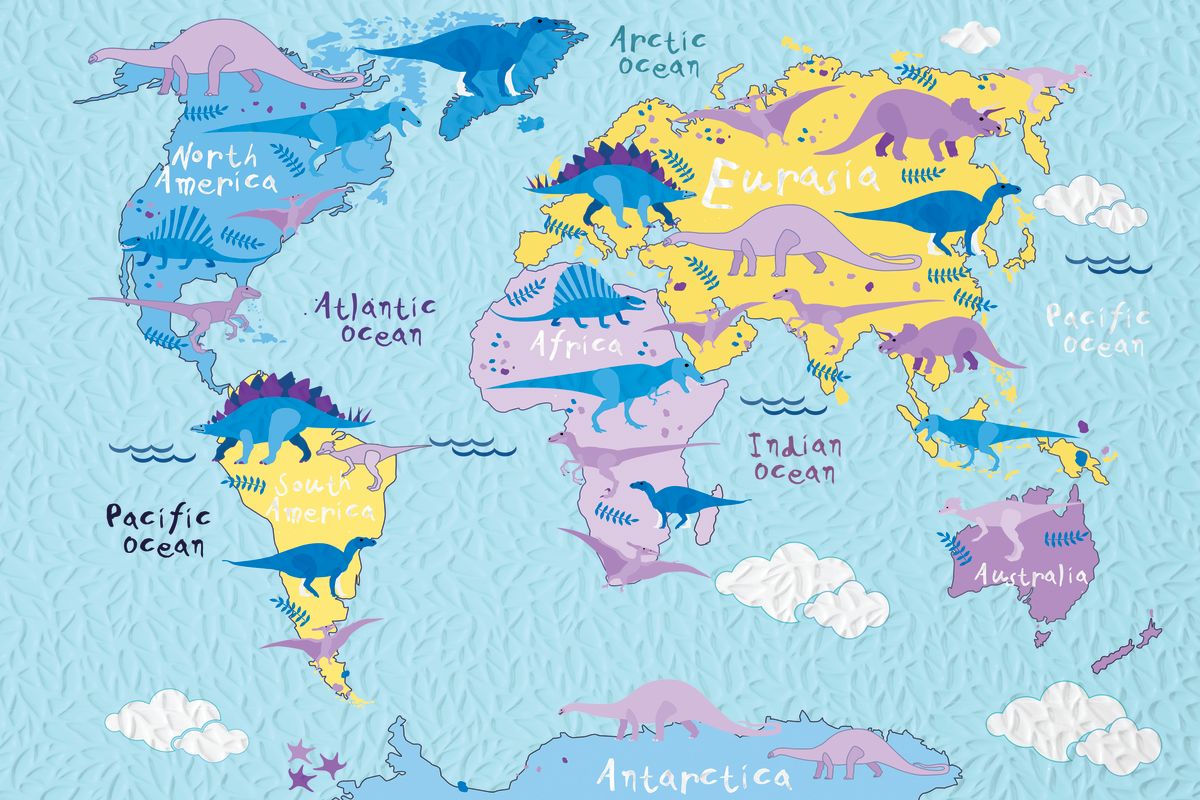 Dino World Map