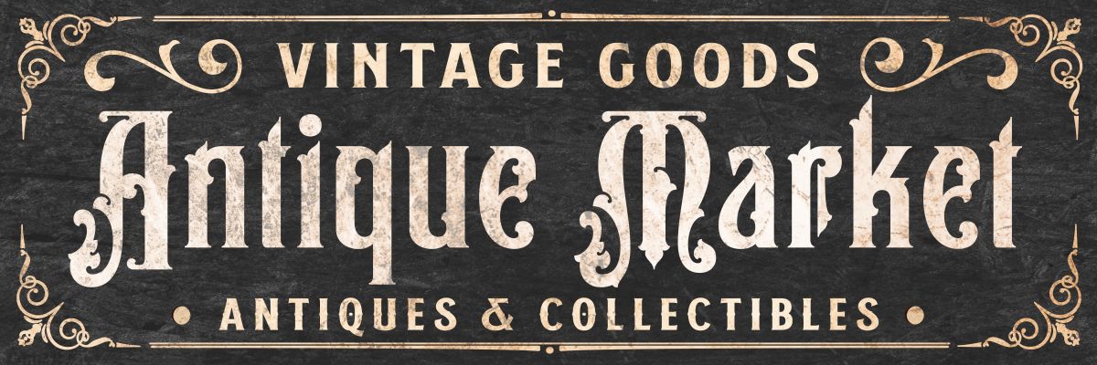 Antique Market Sign