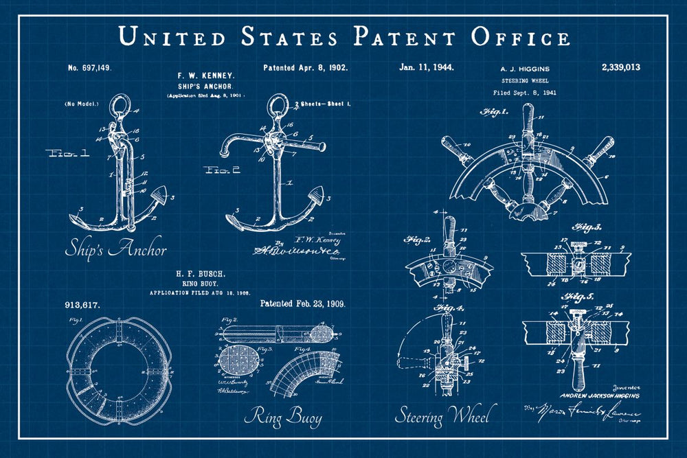 Blueprint United States Patent Office