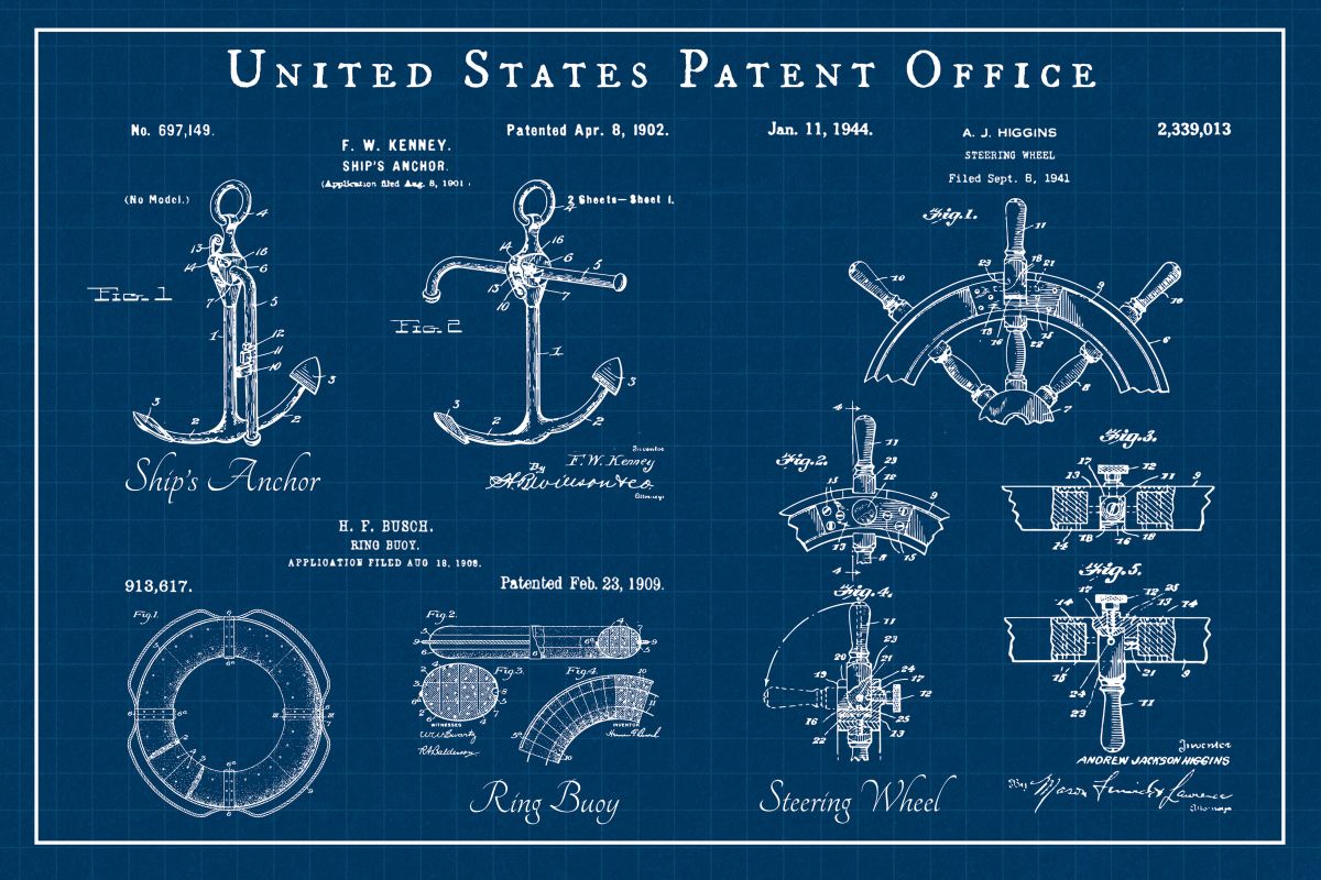 Blueprint United States Patent Office