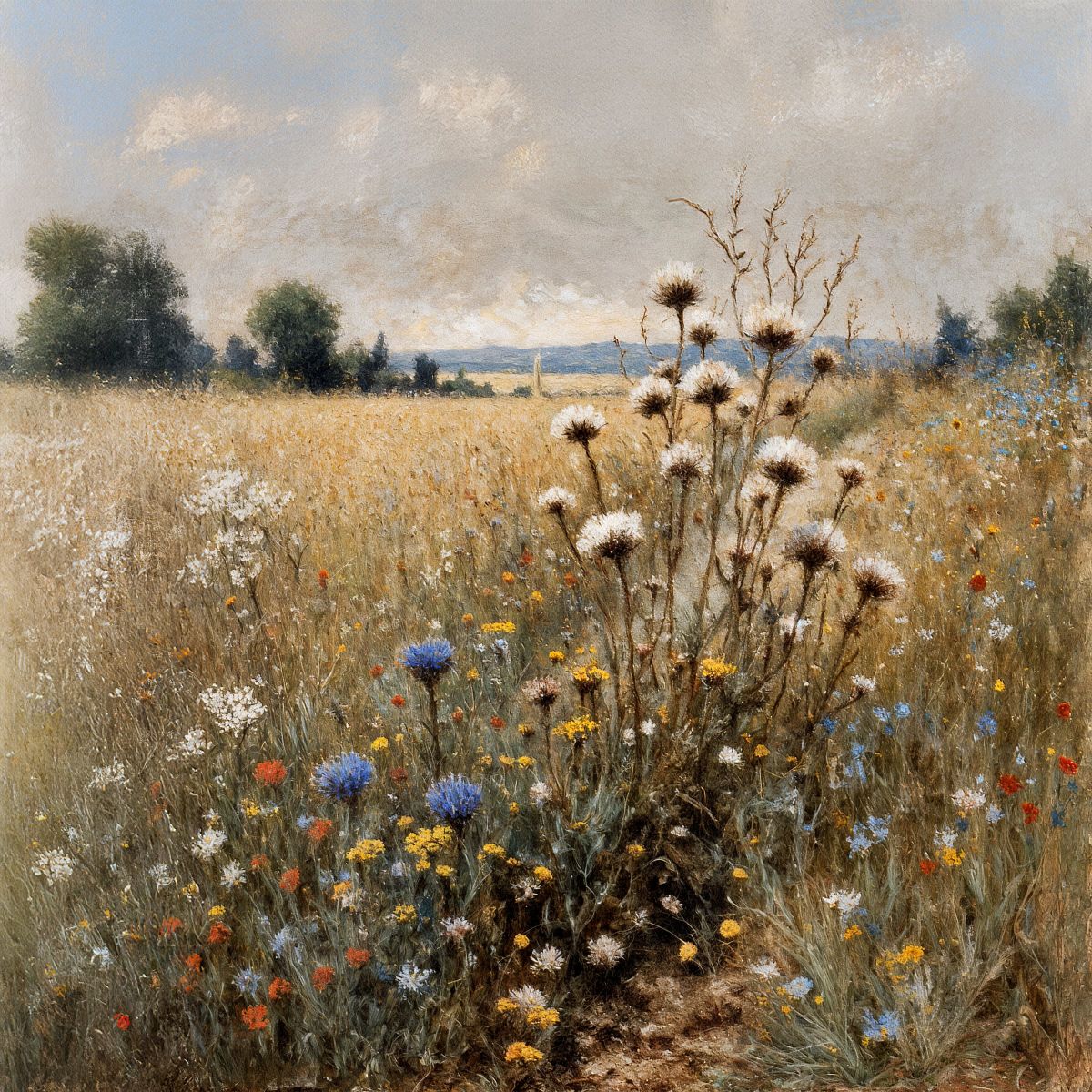 Wild Meadow Of Color