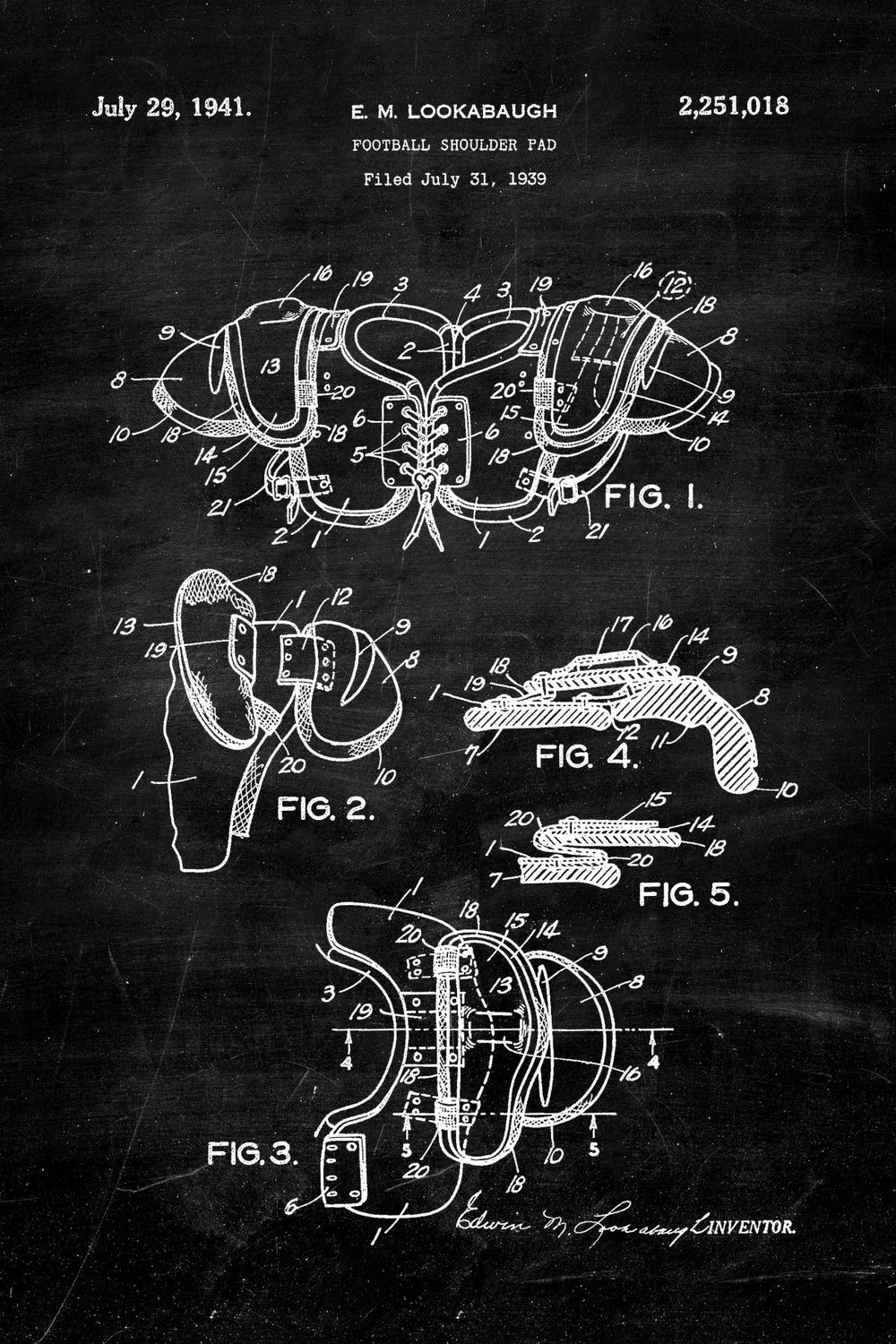 Football Shoulder Pad Patent