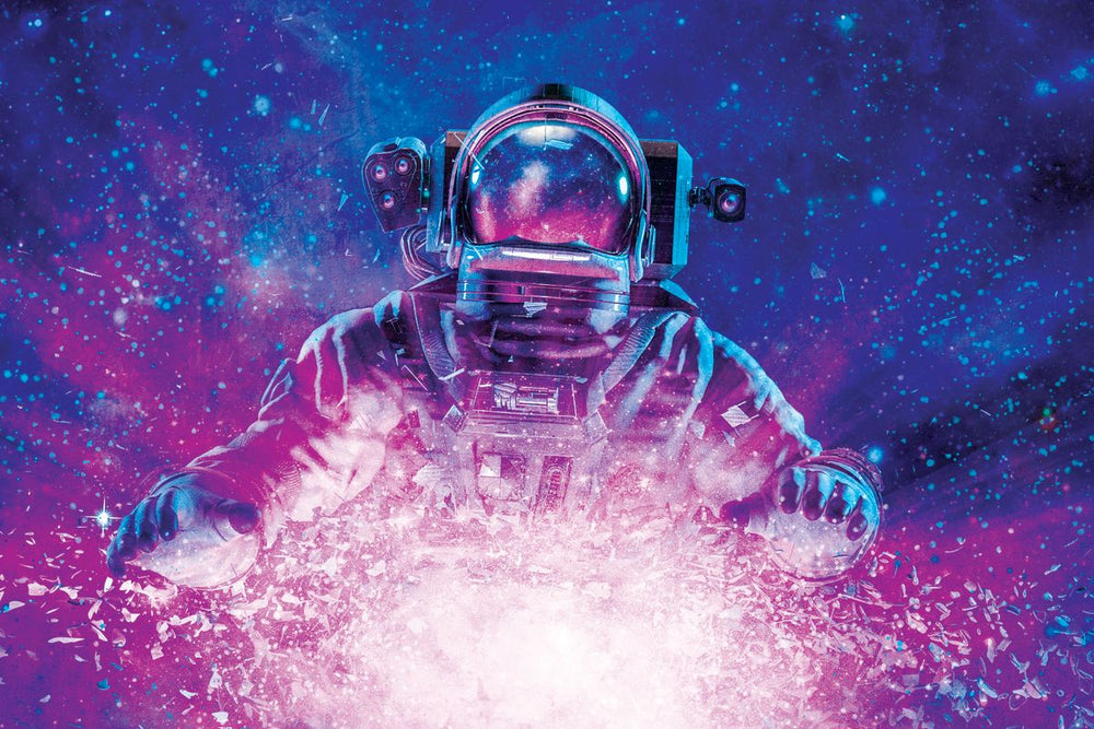 Cosmic Purple Astronaut I