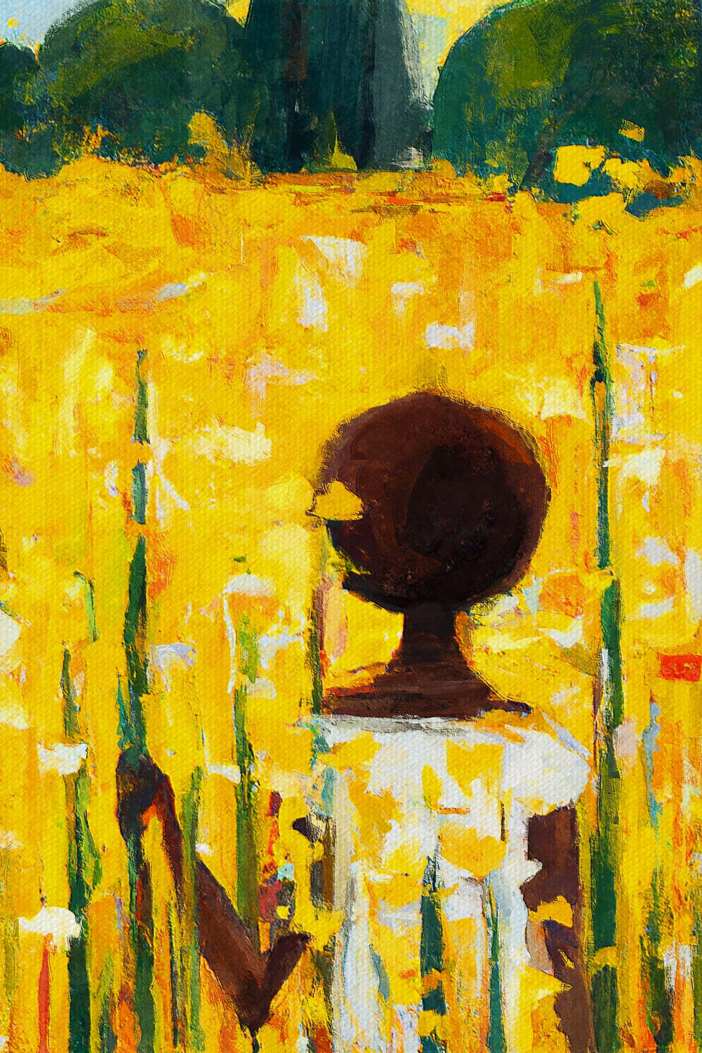 Girl In Yellow Field