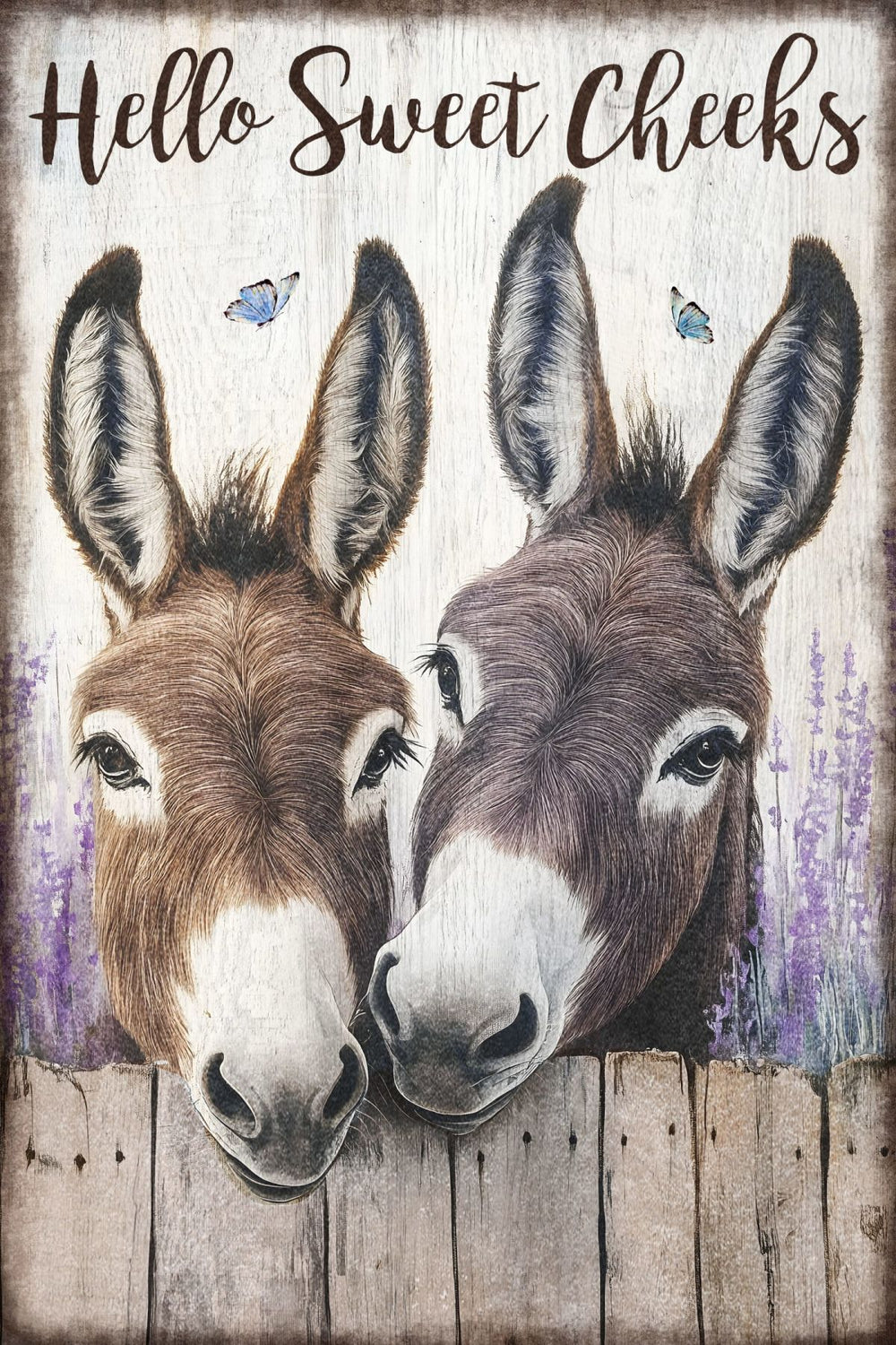 Donkey Pair - Hello Sweet Cheeks