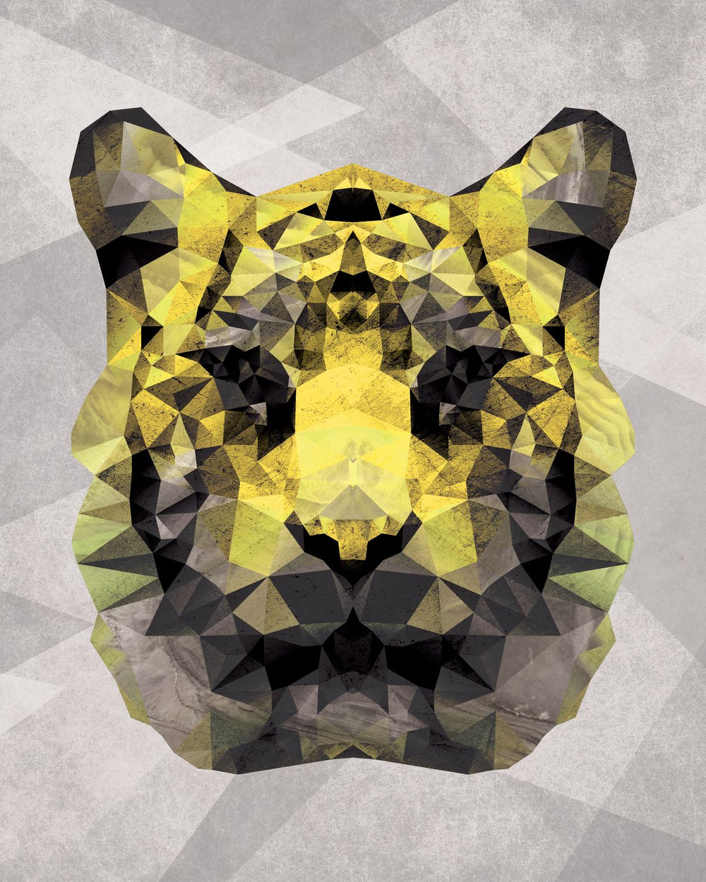 Abstract Geometric Tiger