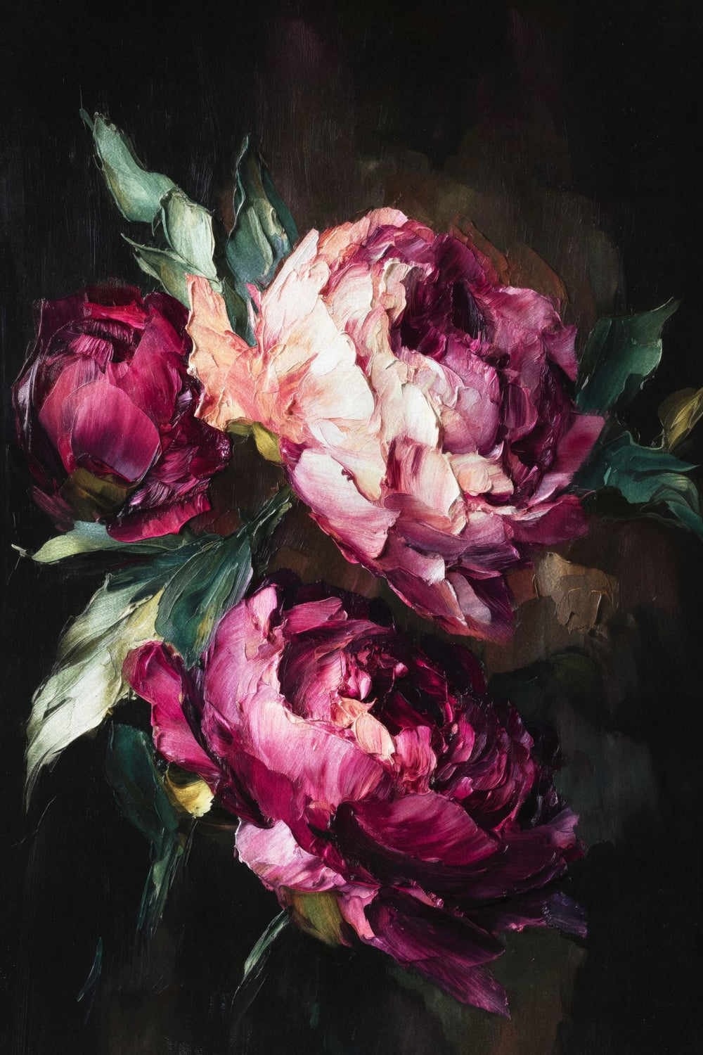 Two Peony Blooms