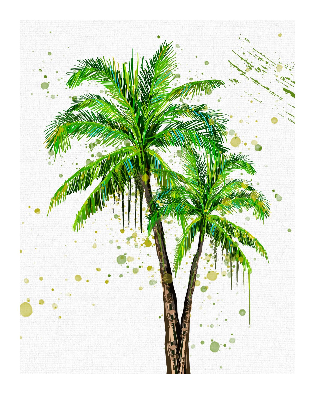 Splattered Palms