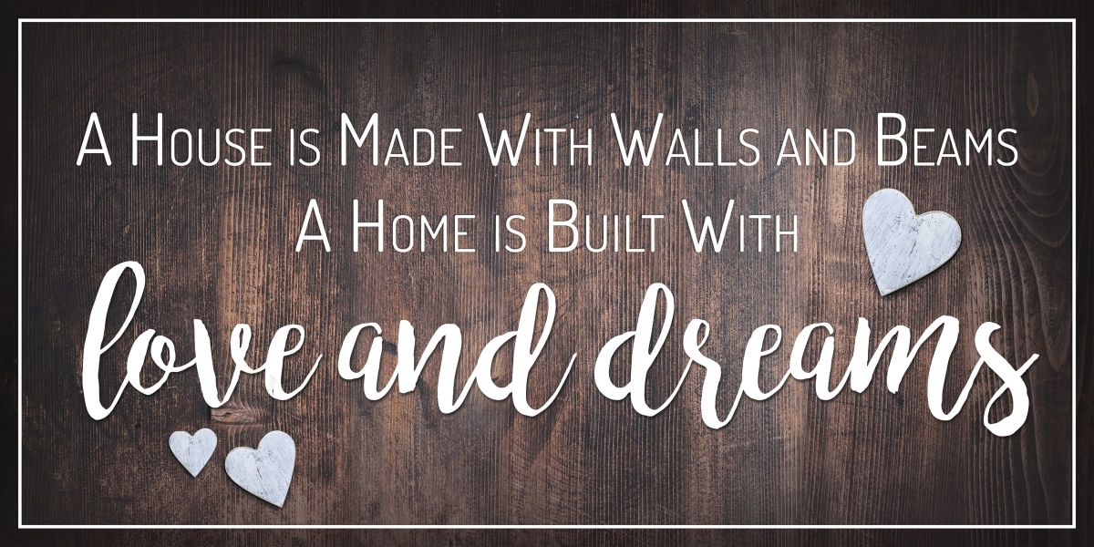 Love And Dreams Wooden Style Dark