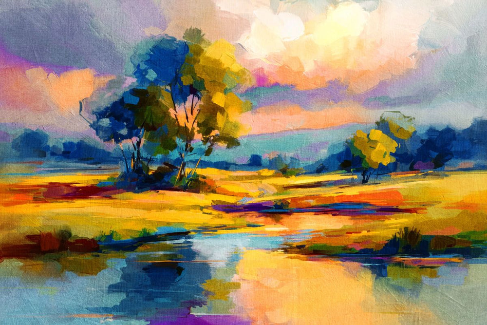 Summer River Scene