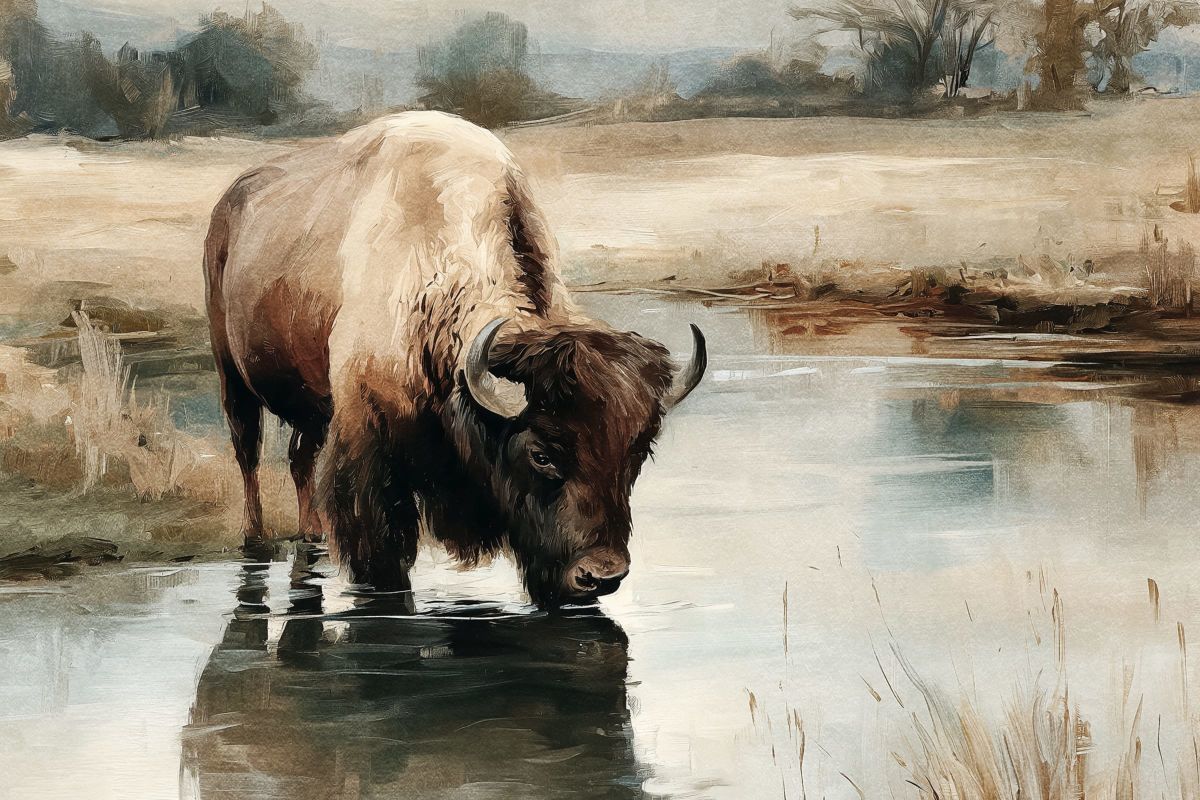 Bison In Solitude