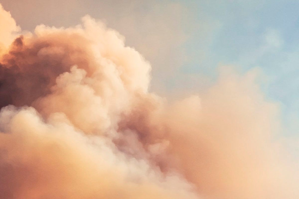 Fluffy Sunset Clouds