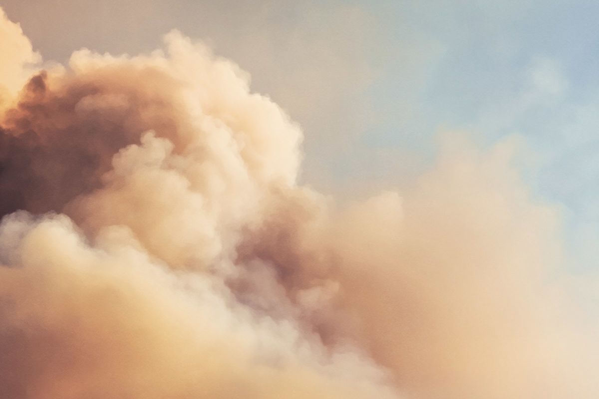 Fluffy Sunset Clouds