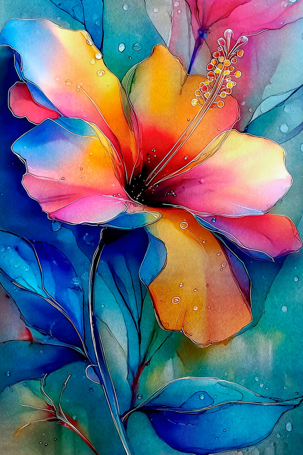 Vibrant Hibiscus