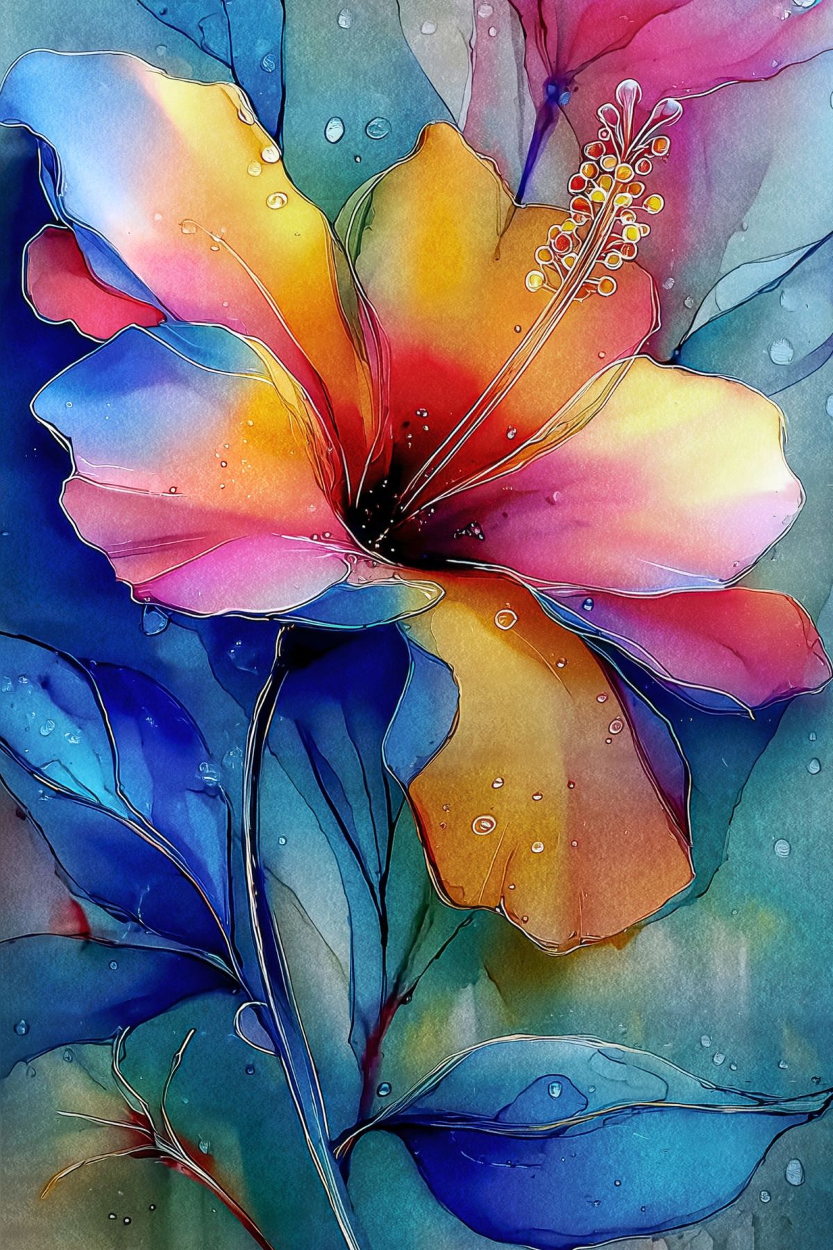 Vibrant Hibiscus