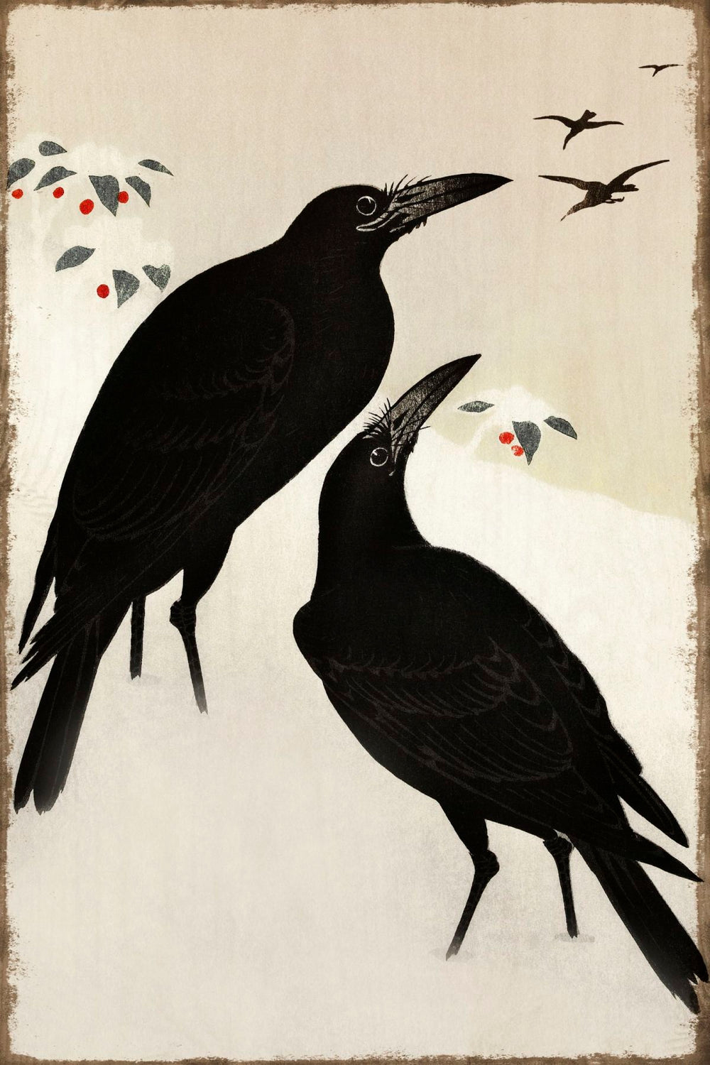 Pair Of Black Birds