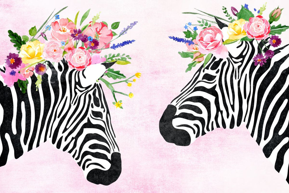 Zebras Floral Crown