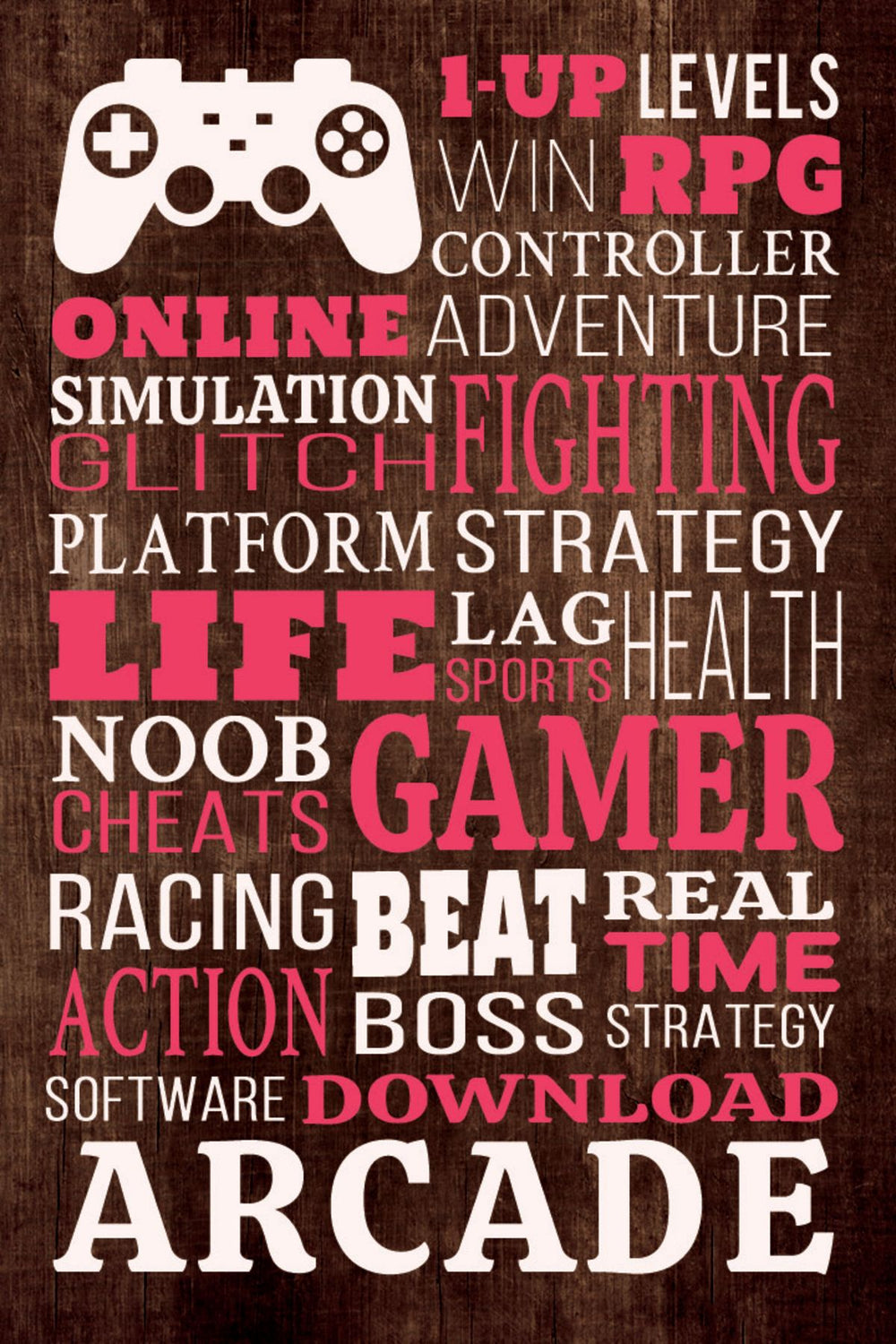 Gamer Life Words