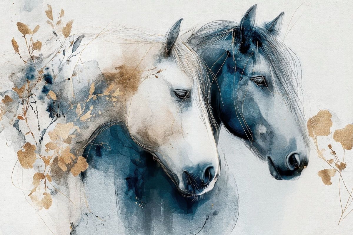 Gentle Bond Of Horses