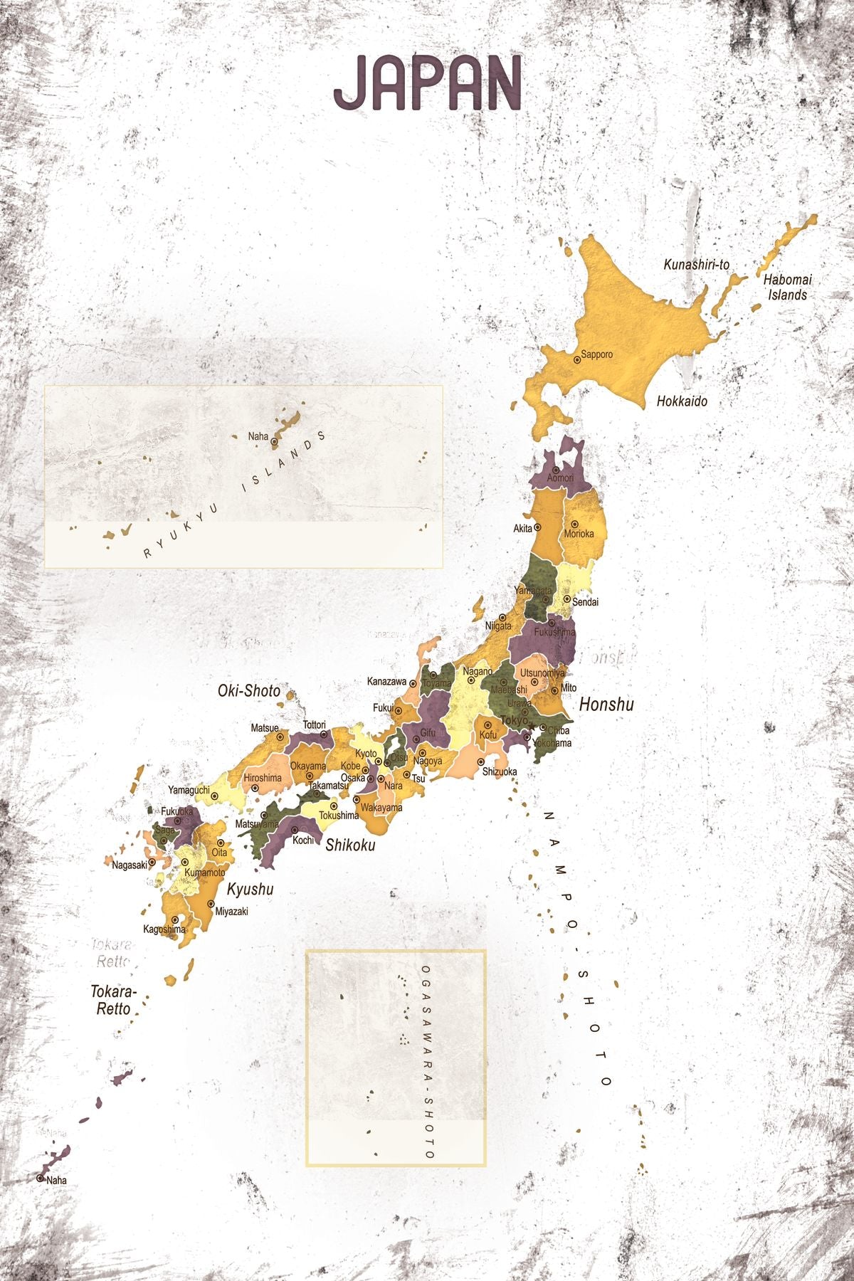 Political Map Of Japan
