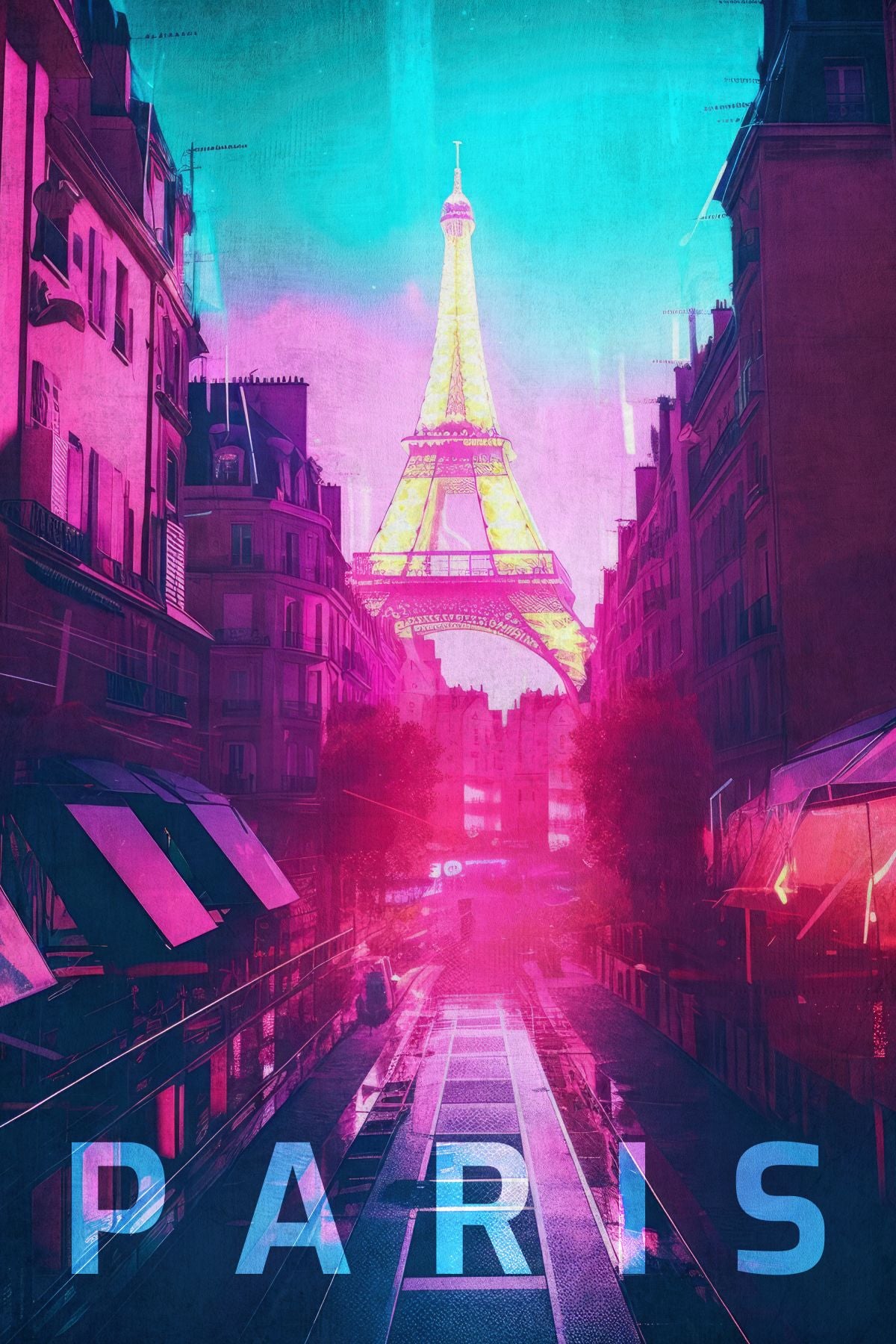 Cyberpunk City Paris