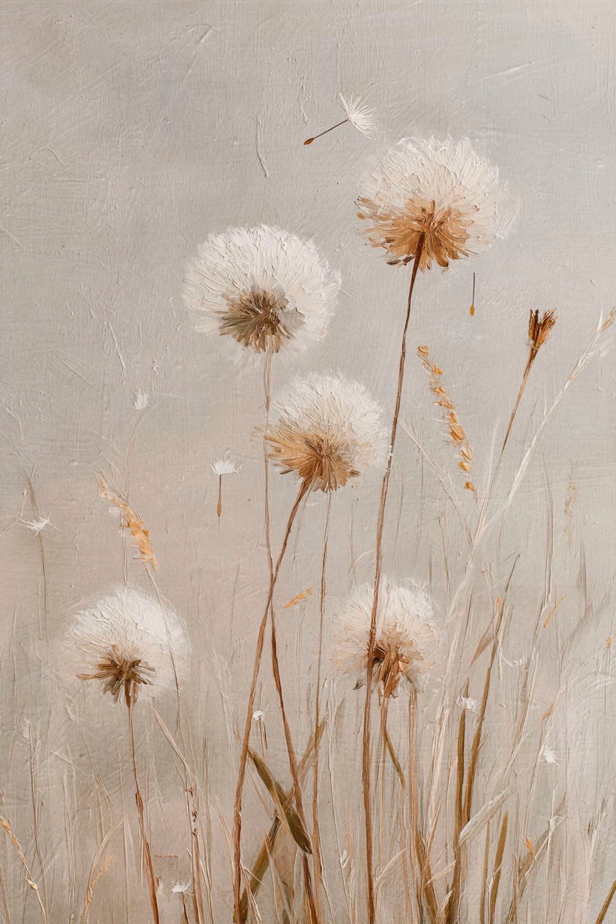 Dandelions In Stillness