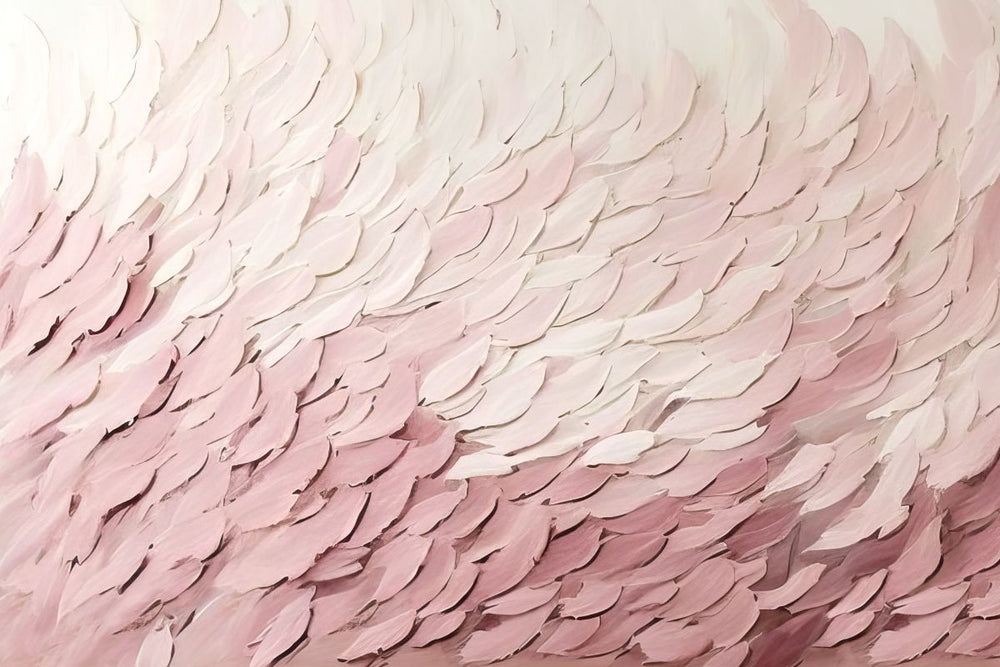 Abstract Pink Leaves
