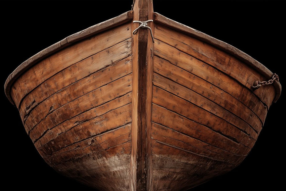 Wooden Boat In Evening Hush I