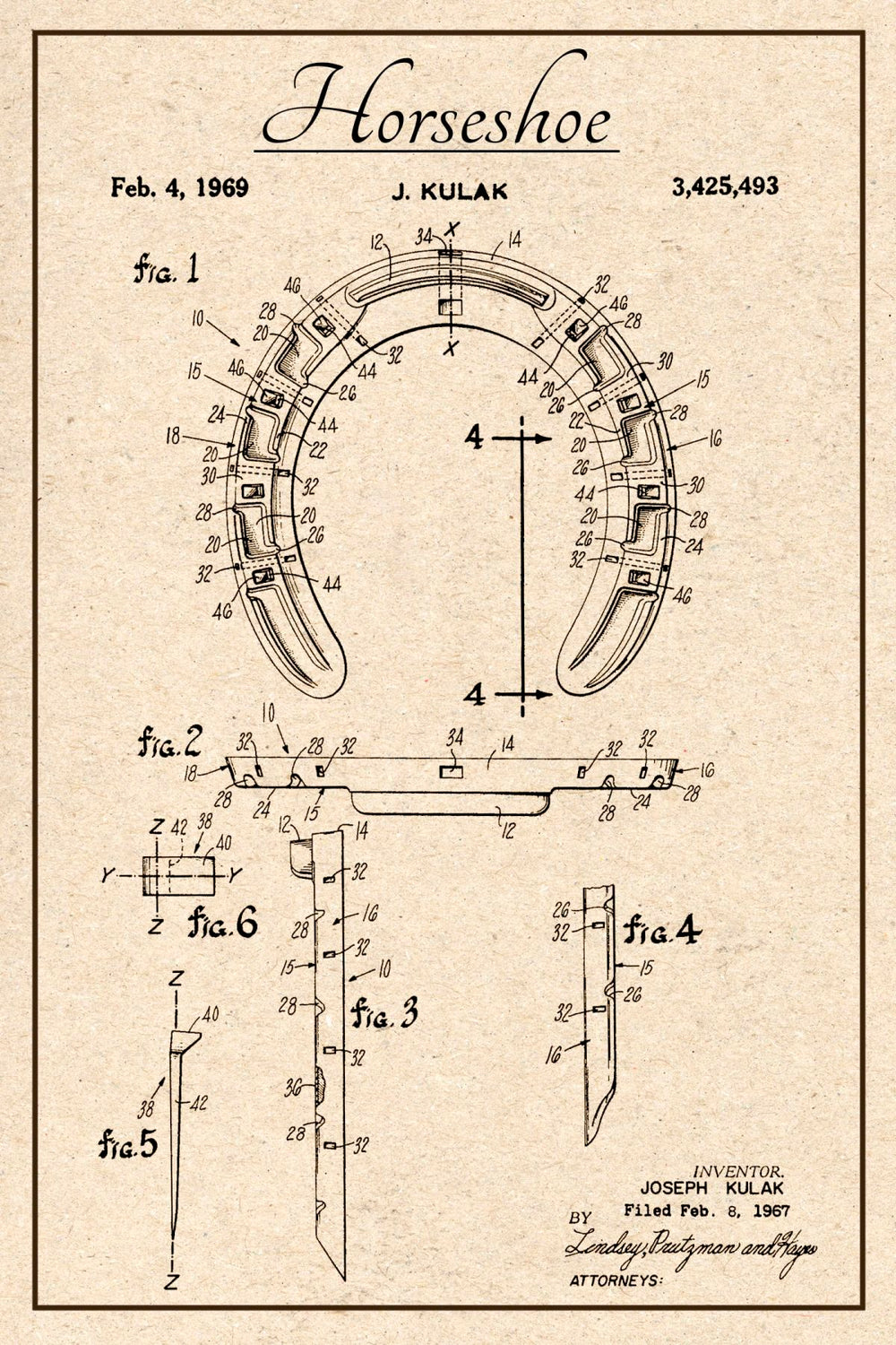 Horseshoe Patent I