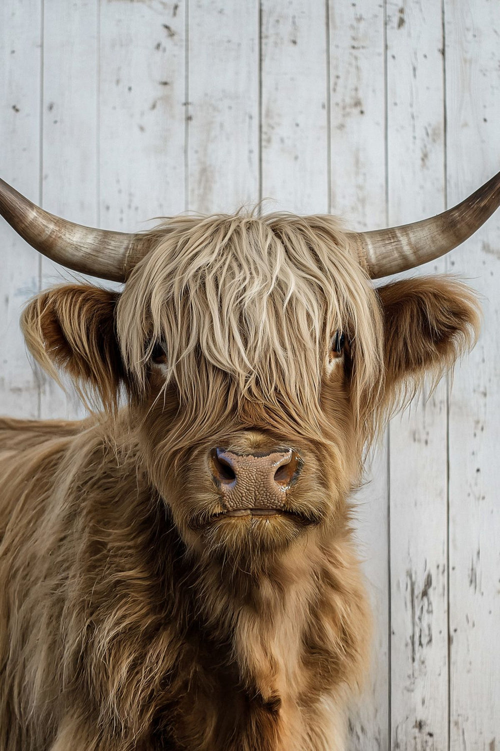 Hairy Highland Cow Portrait II
