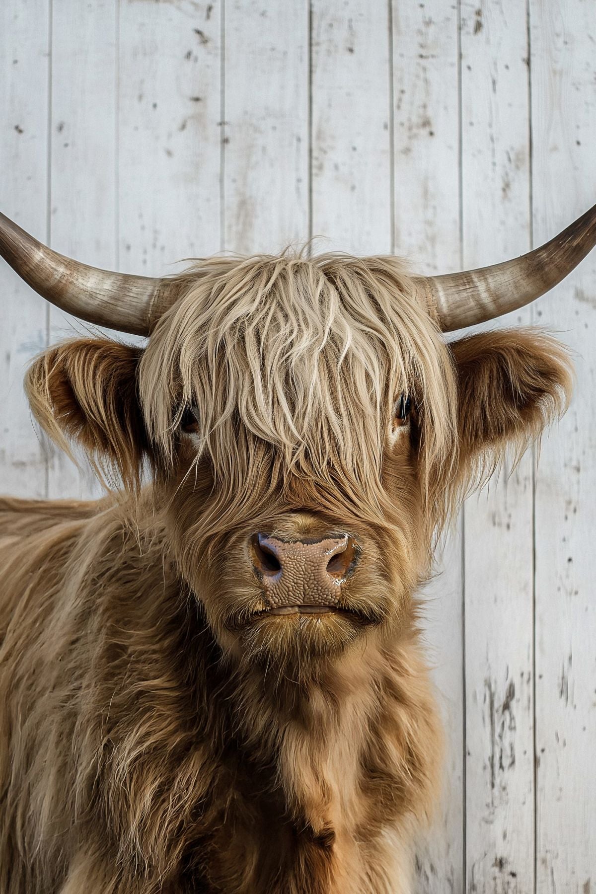 Hairy Highland Cow Portrait II