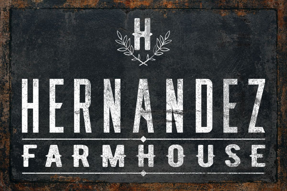 Hernandez Farmhouse Sign