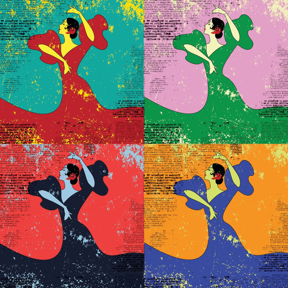 Grunge Flamenco Dancers