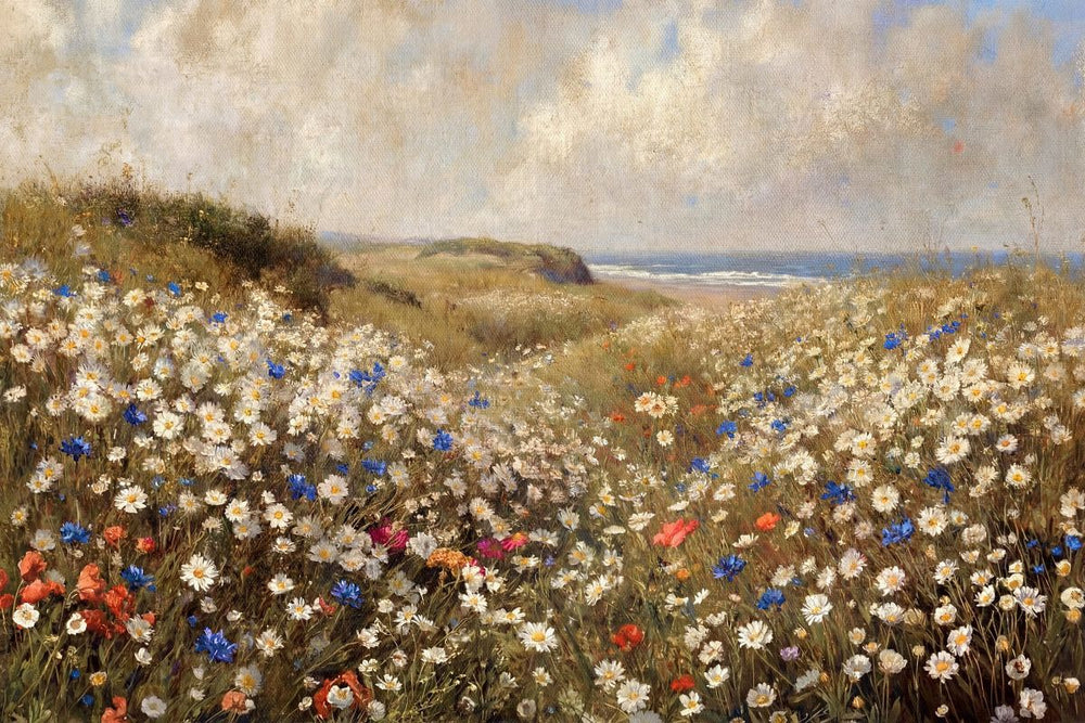 Wildflower Meadow by the Sea