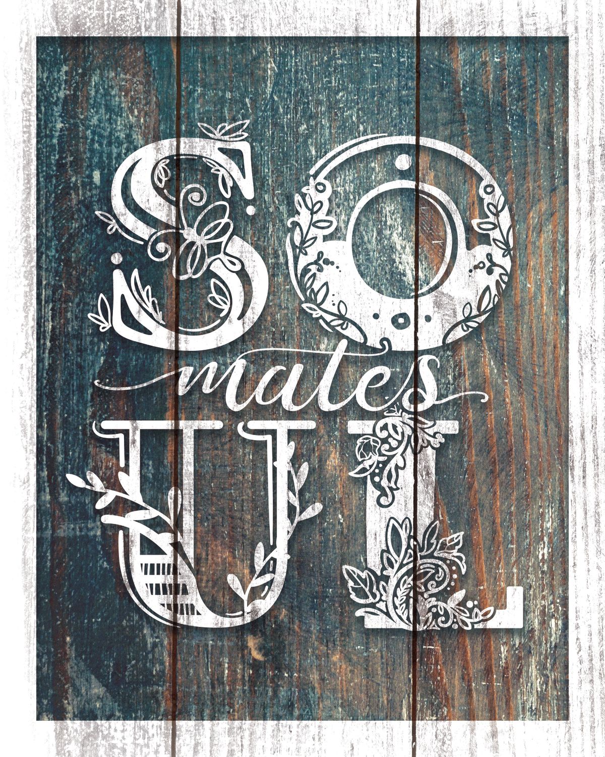 Rustic Soulmates Typography