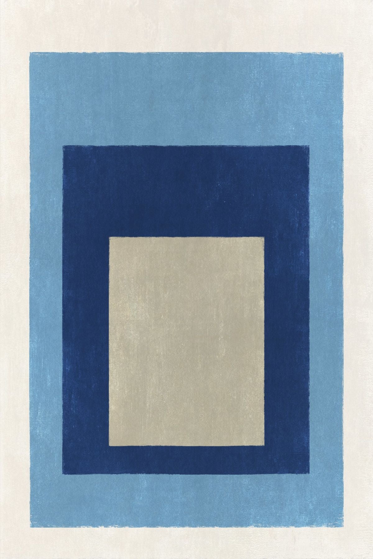 Navy and Sky Blue Nested Rectangles