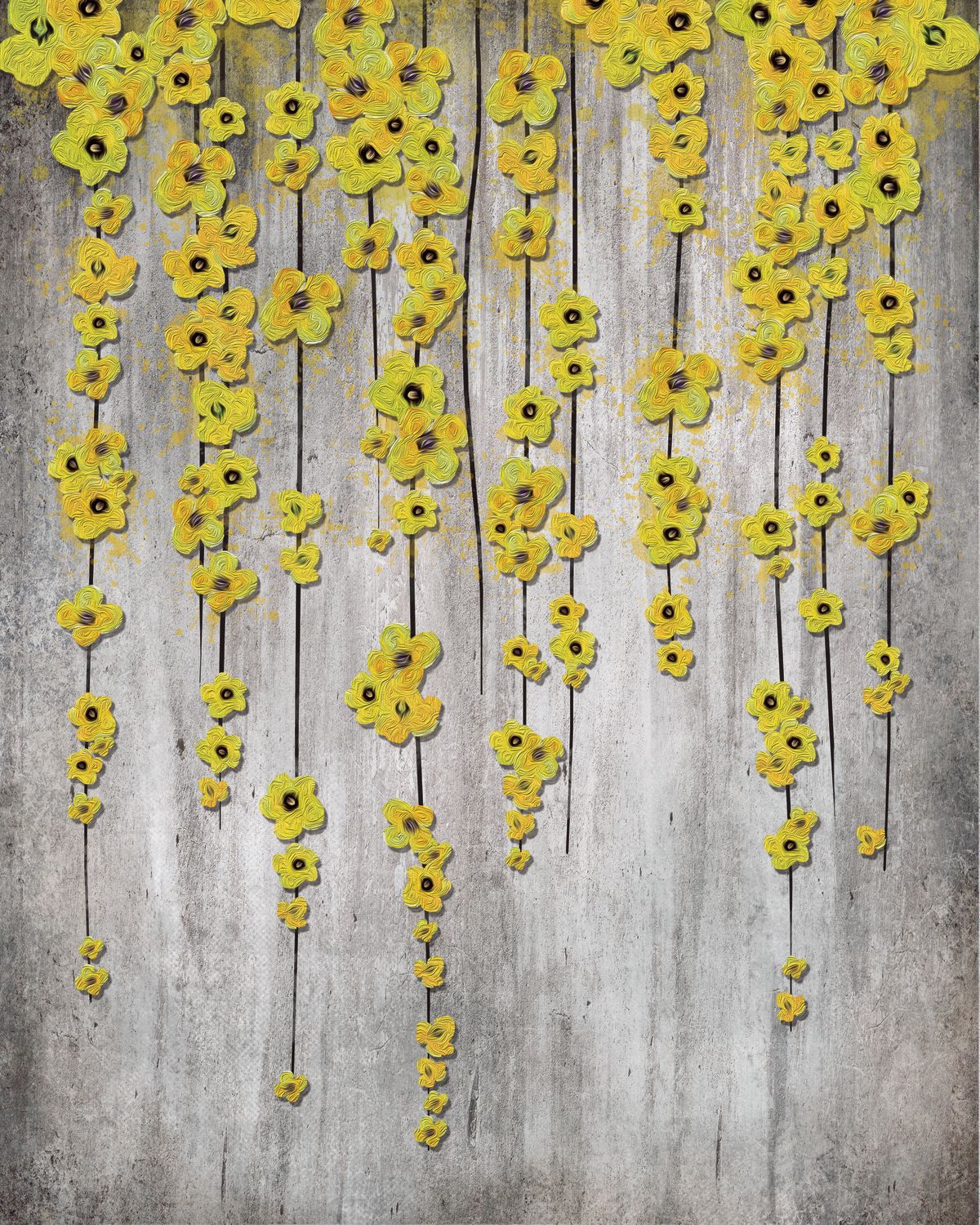 Hanging Yellow Poppies