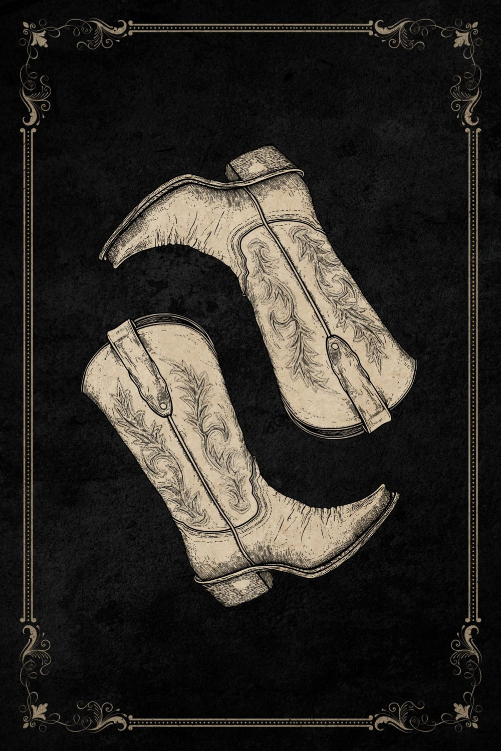 Gothic Cowboy Boots