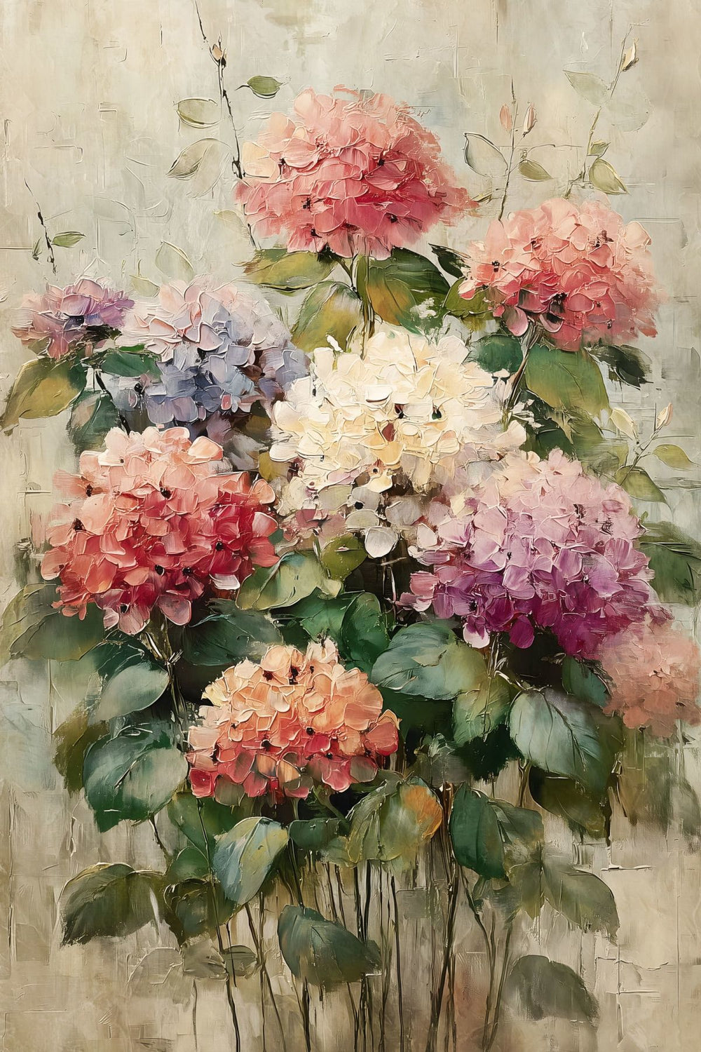 Colorful Hydrangeas