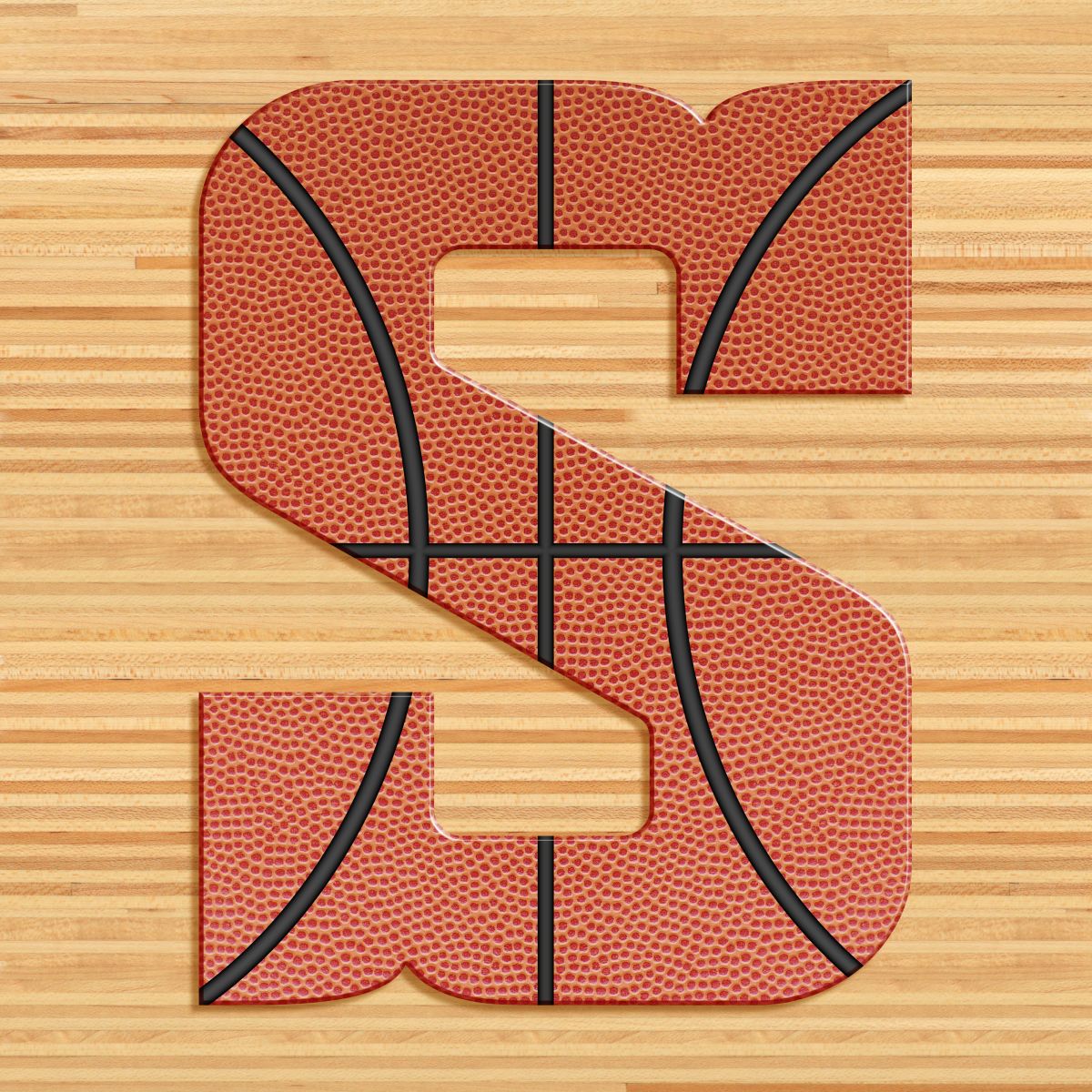 Basketball Letter S