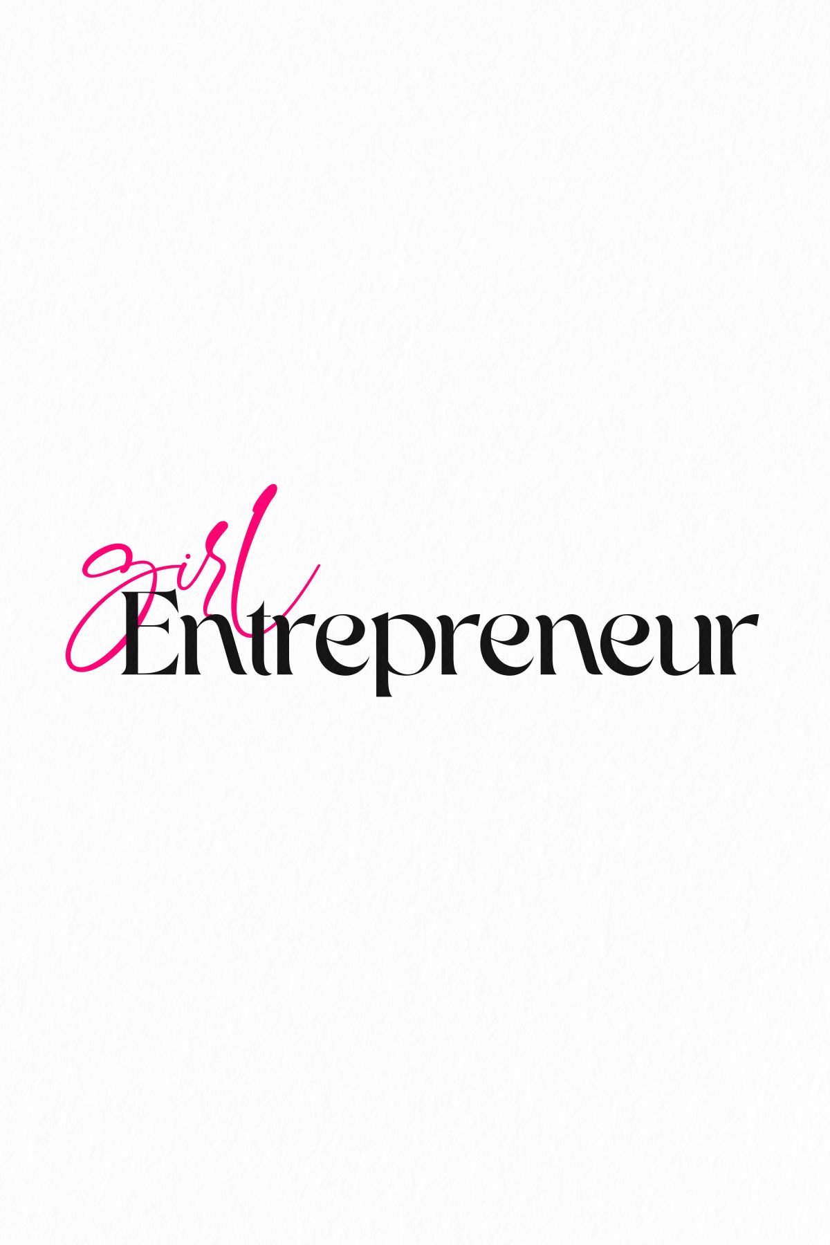 Girl Entrepreneur